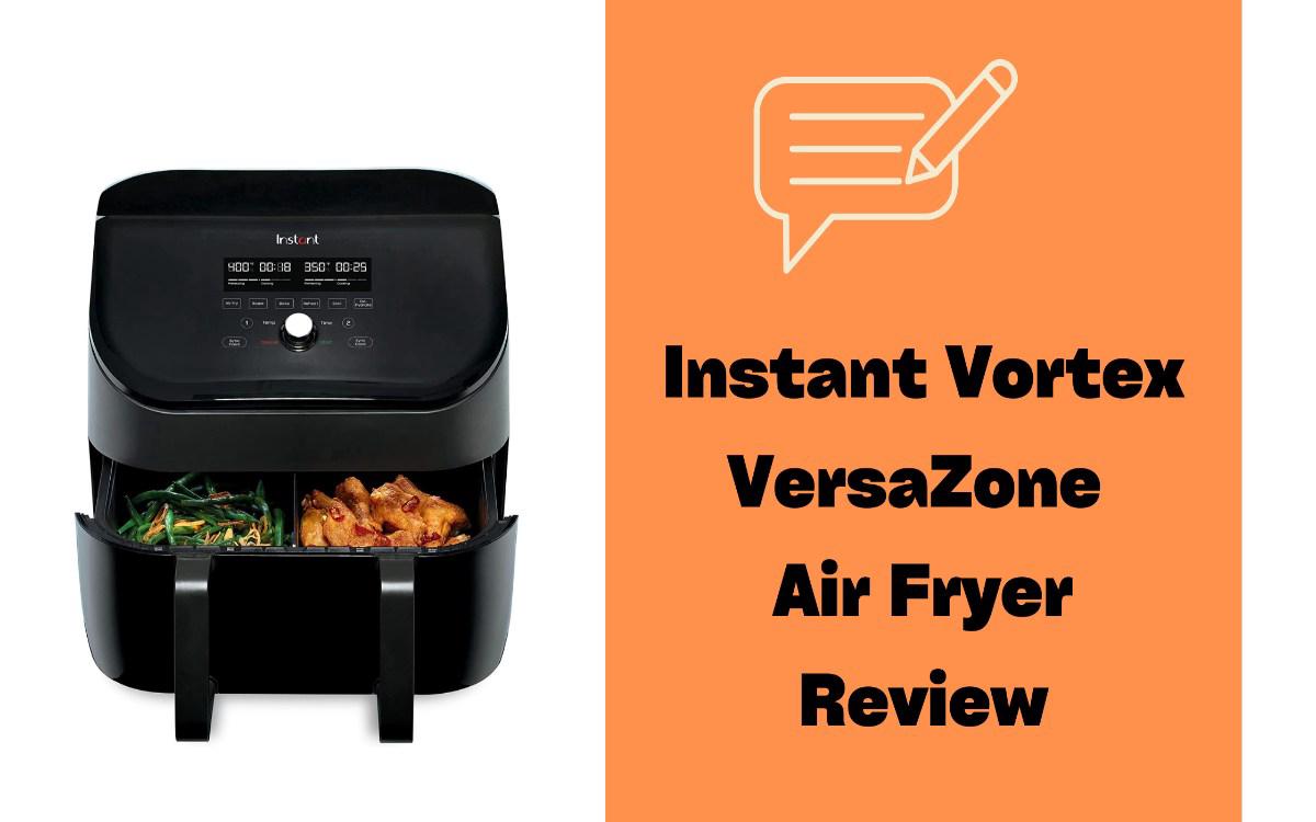 How to Air Fry TWO foods at the SAME time in ONE Air Fryer + Instant Vortex  XL VersaZone Review 