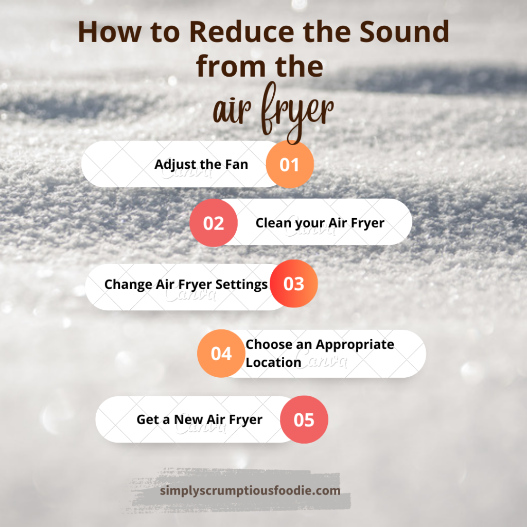 How to Reduce the Sound from the Air Fryer