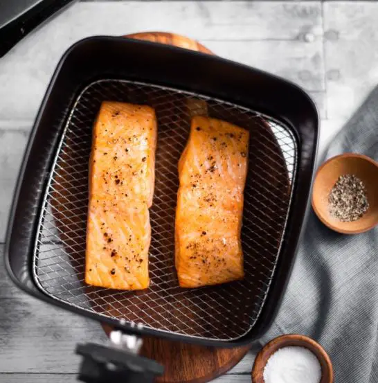 Healthy Air Fryer “Baked” Salmon
