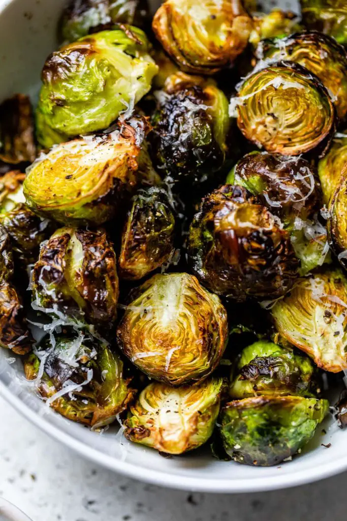 Air Fryer Brussels Sprouts By Erin