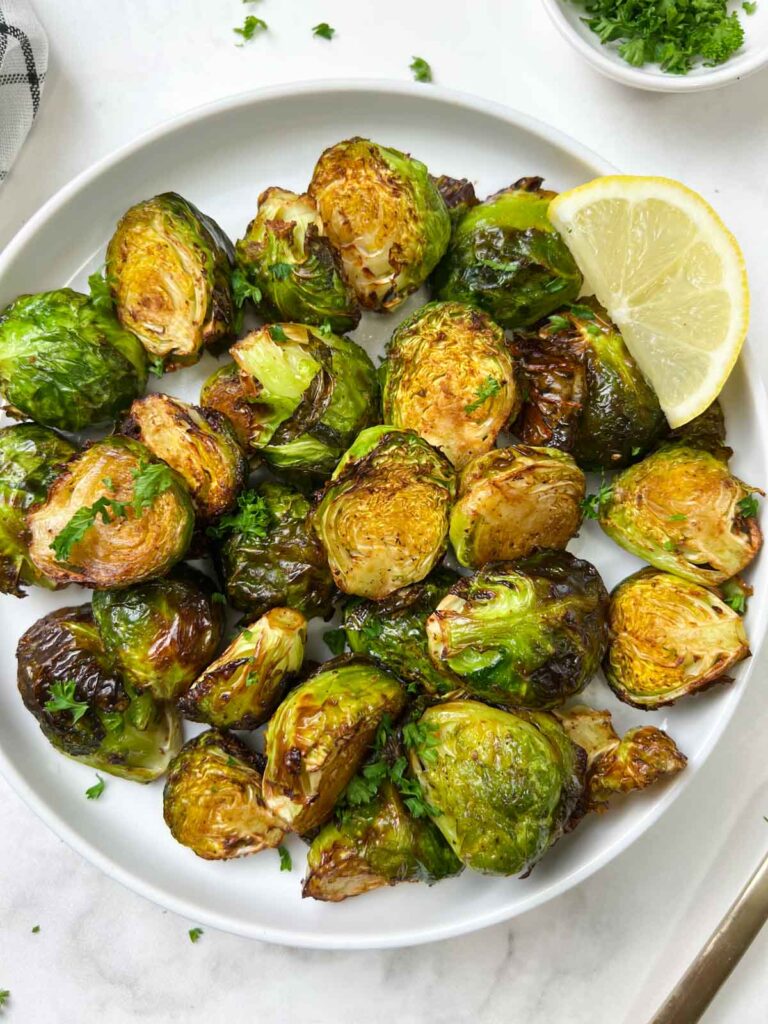 Air Fryer Brussels Sprouts by Bhavana