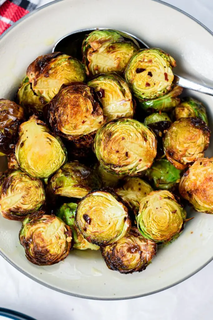 Air Fryer Brussels Sprouts by Carine