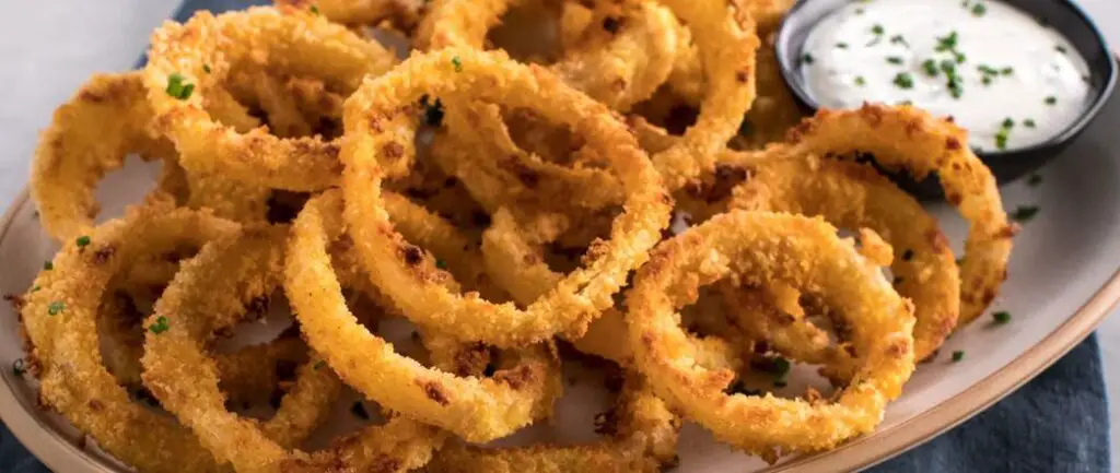 Air Fried Crunchy Onion Rings