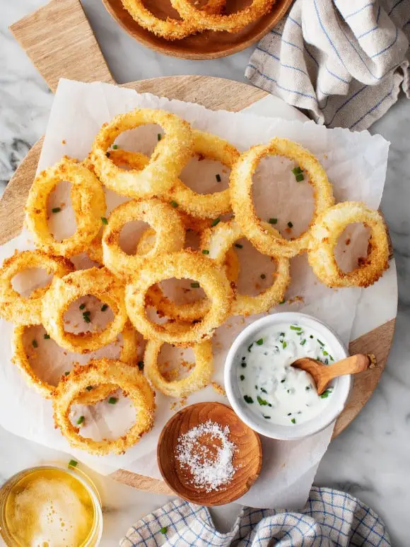 Air Fryer Onion Rings by Jeanine and Jack