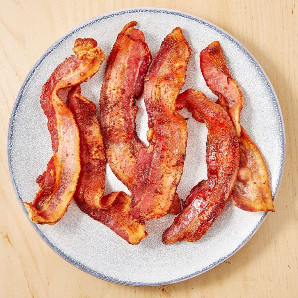 Crispy Air Fryer Bacon by Lauren