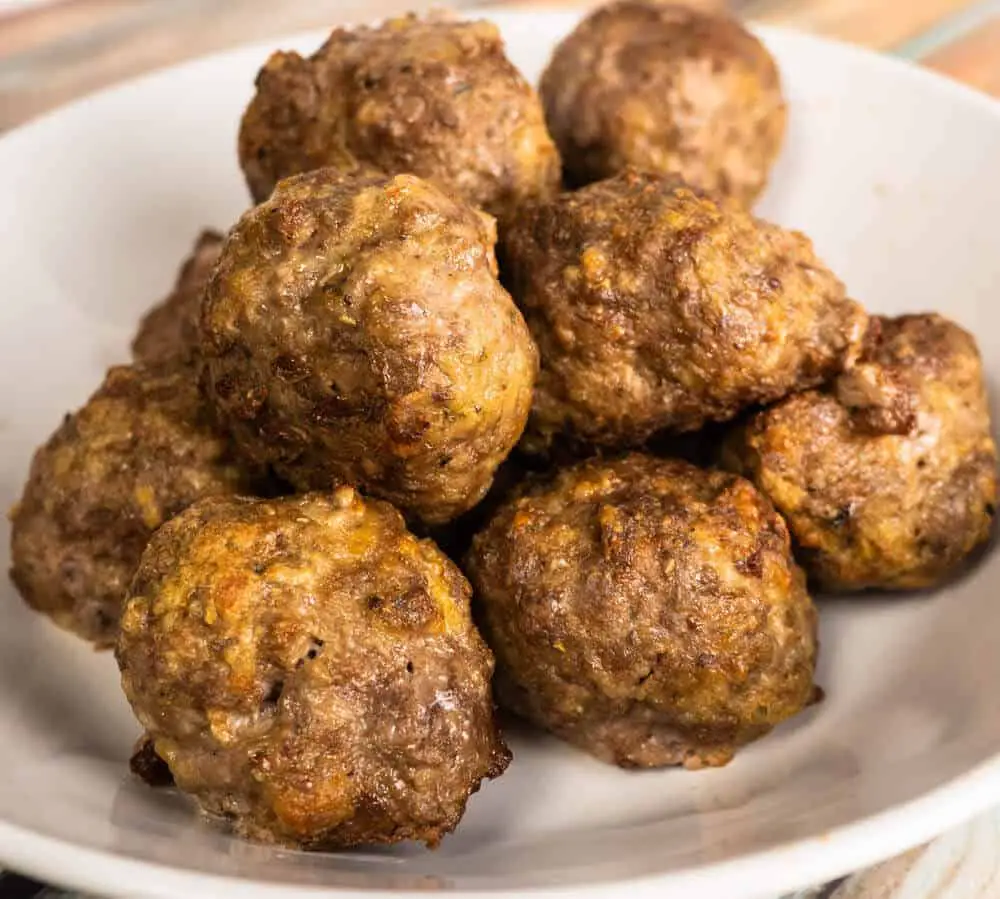 Juicy Air Fryer Meatballs (10 Minutes)