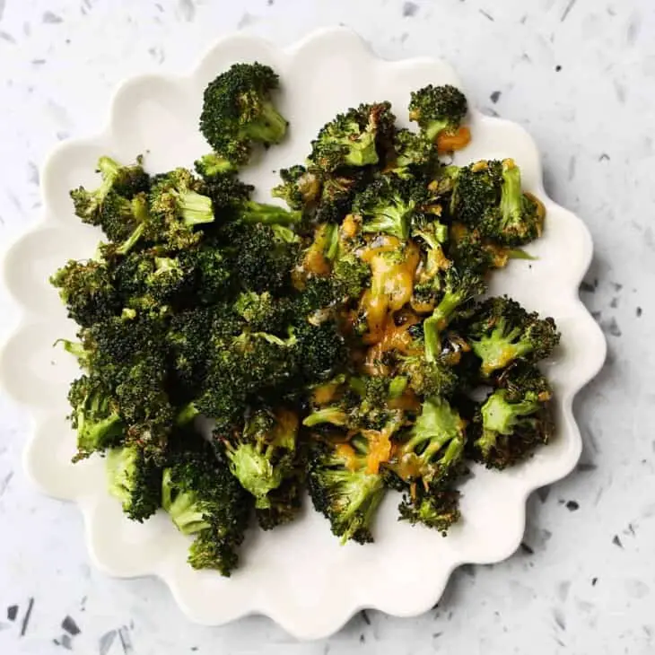 Air Fryer Broccoli (With Cheese) by Emma