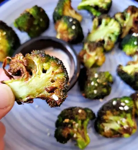 The Best Damn Crispy Air Fryer Broccoli by Irina