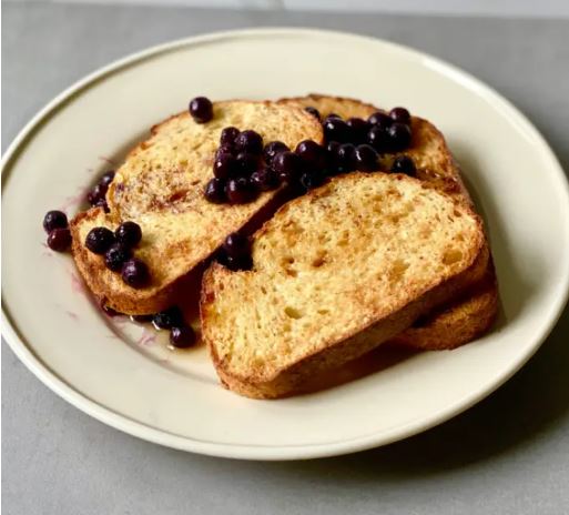 Crispy Air Fryer French Toast by Ginger