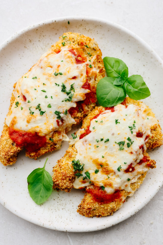 Air Fryer Chicken Parmesan by Alyssa