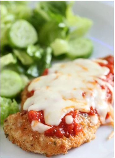 Air Fryer Chicken Parmesan by Gina